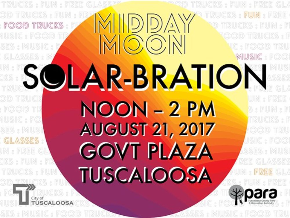 PARA and City of Tuscaloosa to Host Viewing of Solar Eclipse