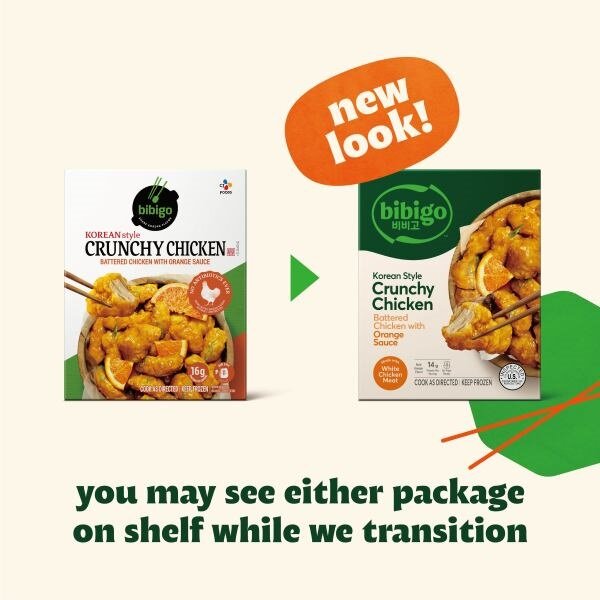 bibigo™ Korean Style Crunchy Chicken with Orange Sauce (18 oz)