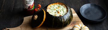 Spicy Pork Bulgogi Stuffed Kabocha Squash