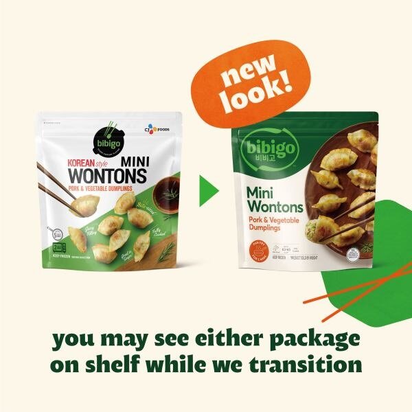 bibigo™ Mini Wontons Pork & Vegetable Dumplings (24 oz)