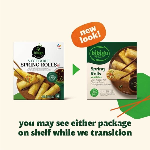 bibigo™ Vegetable Spring Rolls with Soy Ginger Sauce (9.8 oz)