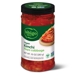 Savory Tangy Napa Cabbage Vegan Kimchi