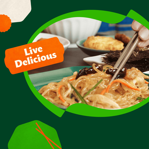 Beef & Vegetable Japchae Noodles