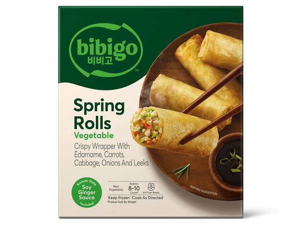 bibigo™ Vegetable Spring Rolls with Soy Ginger Sauce (9.8 oz)